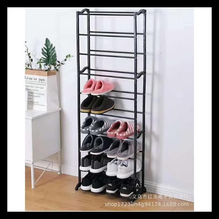 Amazing Shoe Rack Rak Sepatu 10 Susun Rak Sepatu 10 Tingkat Htp076 Kode 489 Shopee Indonesia