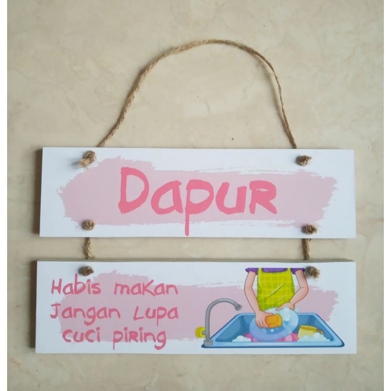 Hiasan dinding dapur dekorasi ruang makan