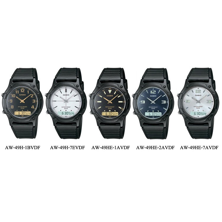 Jam Tangan Casio AW49H Original