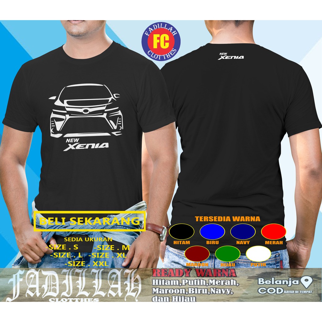 Kaos Mobil Daihatsu Grand New Xenia Baju Otomotif