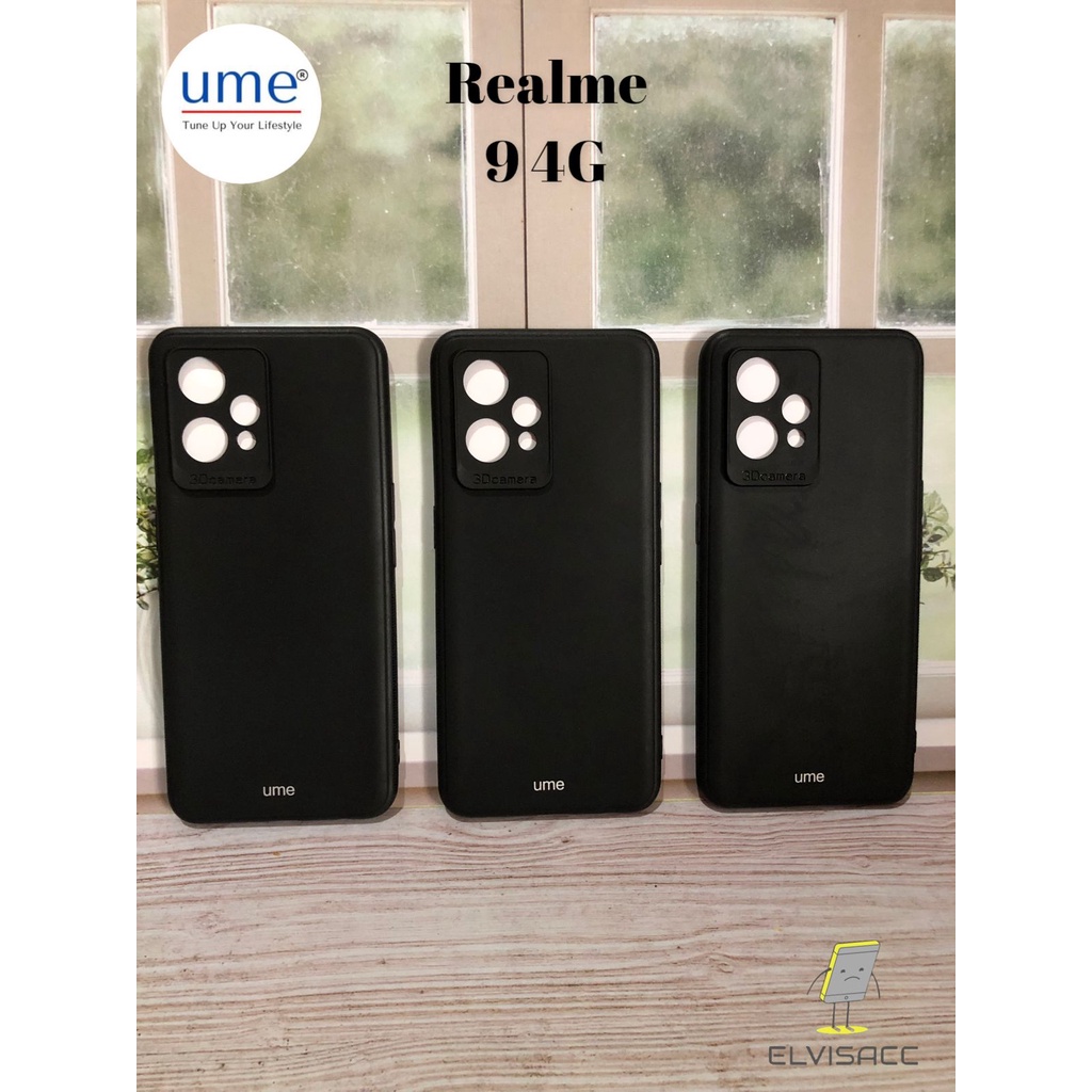 CASE REALME 9 4G SILIKON BLACK DOVE PROTECTION CASE REALME 9 4G