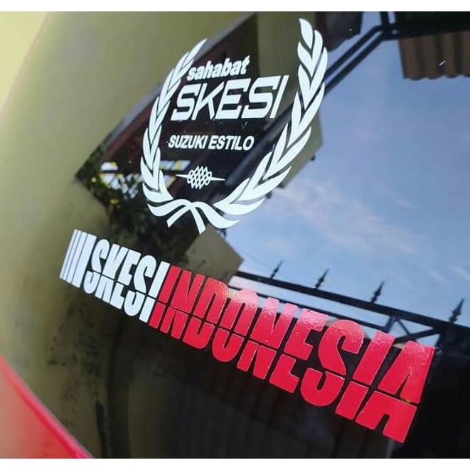 Stiker SKESI Depan Suzuki Estilo (resmi)