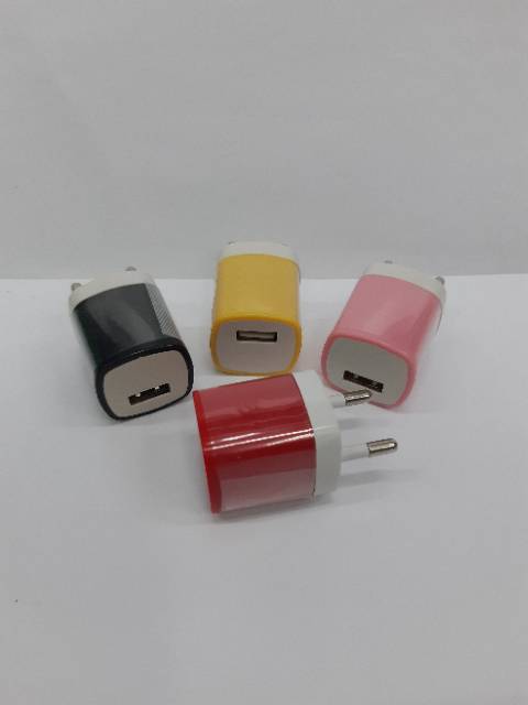 Batok Charger FLECO 1 USB Warna -Warni