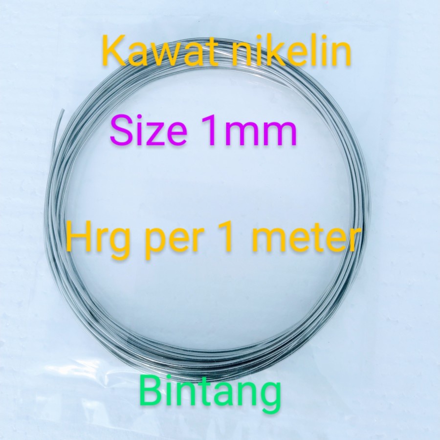 nikelin niklin 1 mm jual per meter