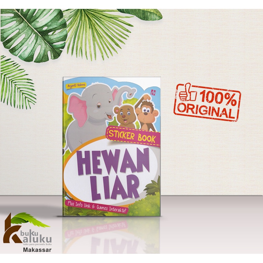 

[BISA COD ] STICKER BOOK HEWAN LIAR