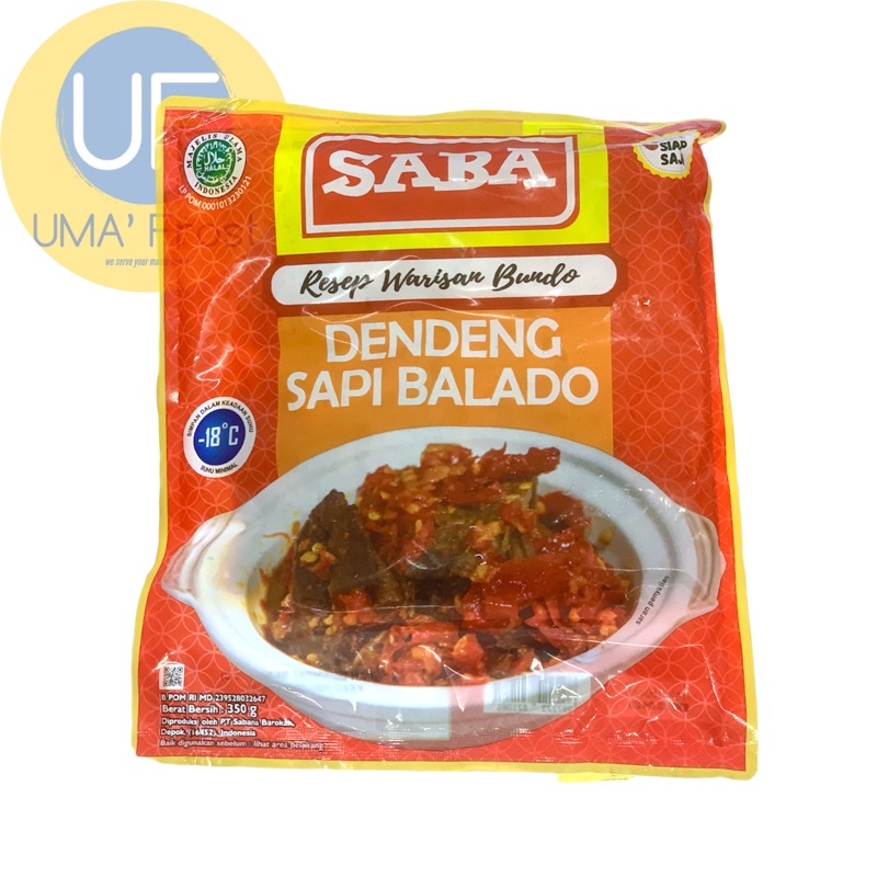 

SABA DENDENG SAPI BALADO 350GR