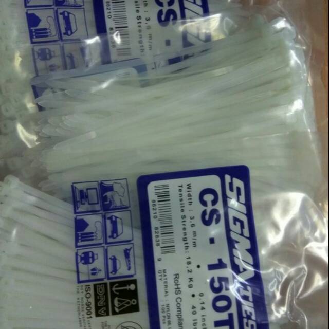 Kabel Ties Sigma 15 cm tipe 150T Pengikat kabel