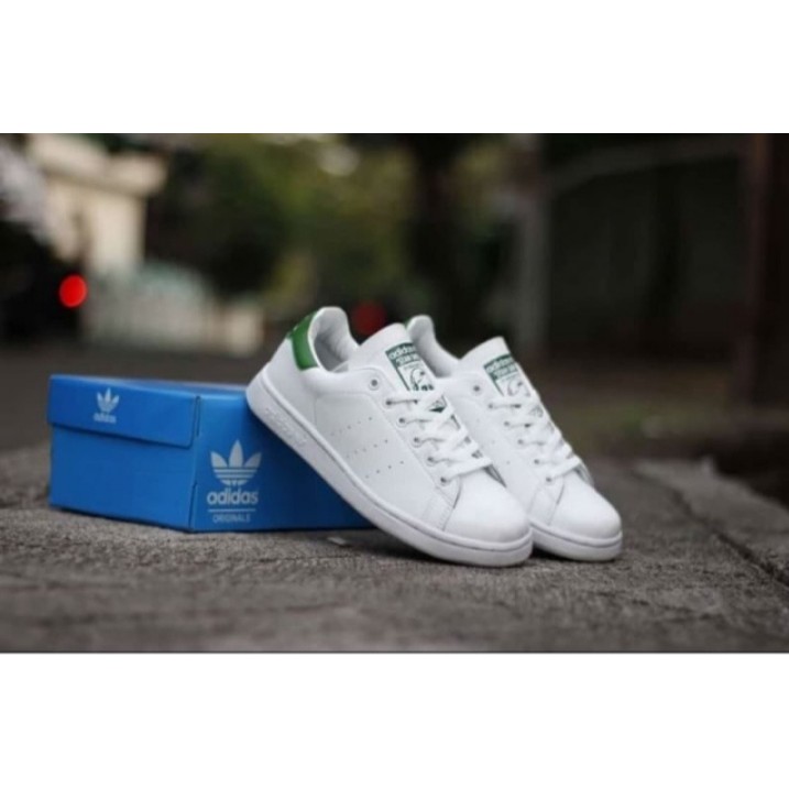 Sepatu Pria Sepatu Adidas76 Stan Smith Sepatu Sneakers Pria dan Wanita Warna Putih Hijau BSA COD