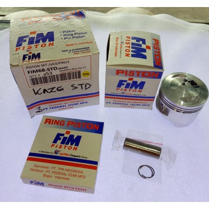 Piston Kit FIM FIM68 FIM 68 Kawasaki Kaze Pen 13