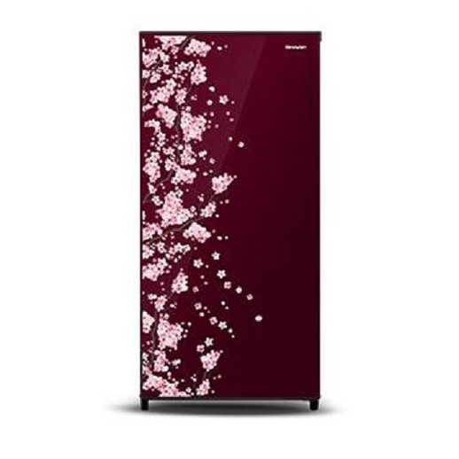 SHARP SJ N 192 D VR / SAKURA VIVID RED KULKAS LEMARI ES 1 PINTU / SJN192DVR