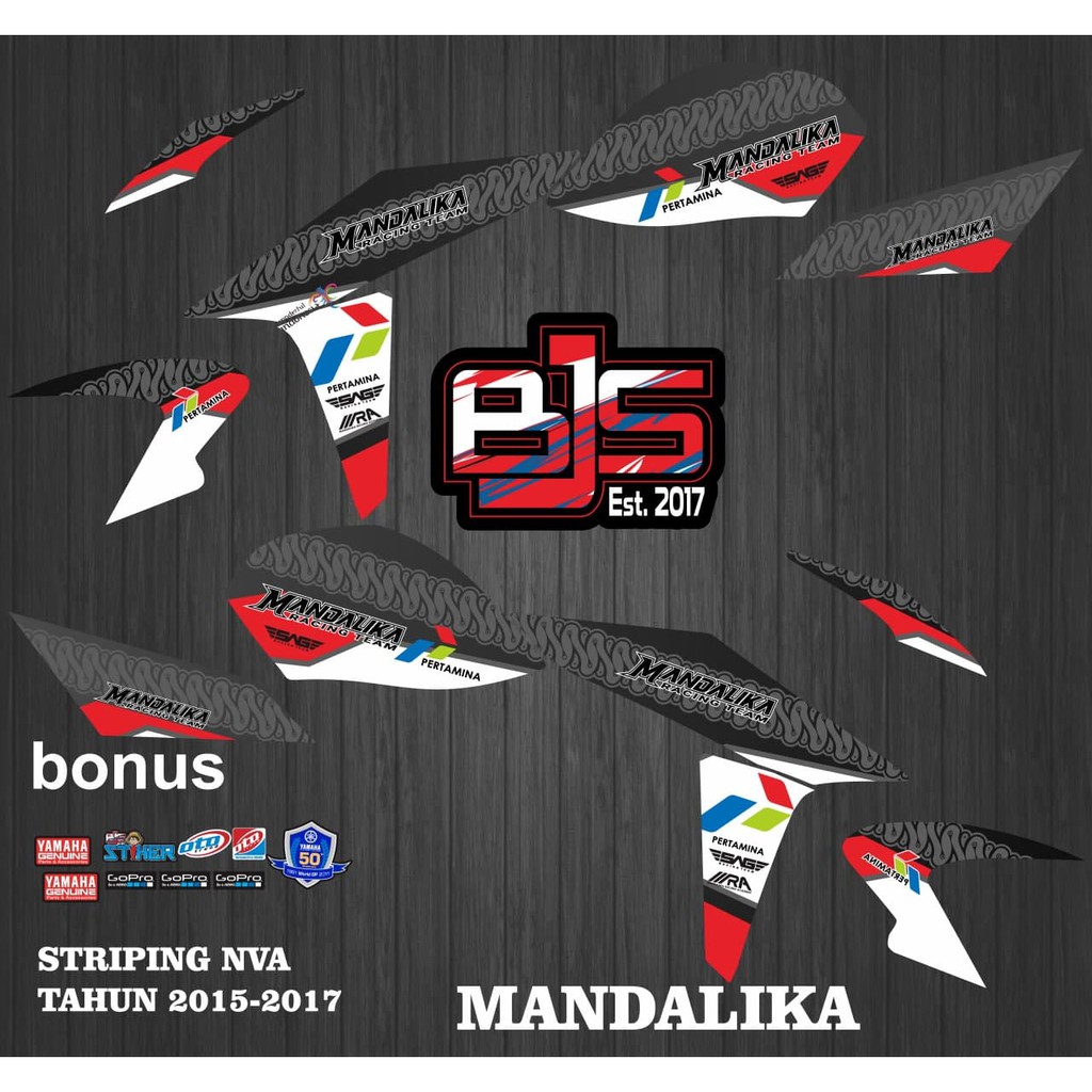 Striping new vixion advance - Stiker Decal new vixion advance 2015-2017 MANDALIKA
