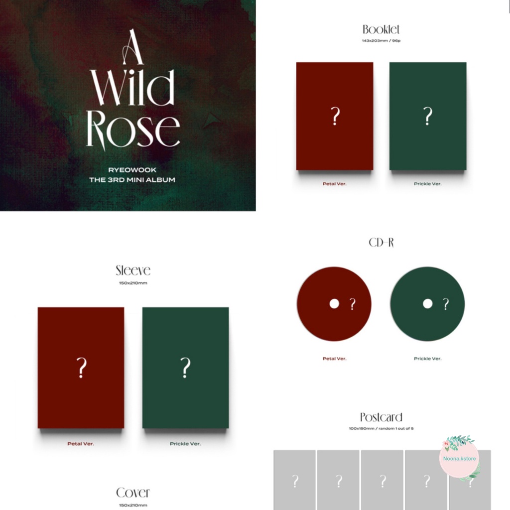 [PO] RYEOWOOK Mini Album Vol.3 - A WILD ROSE