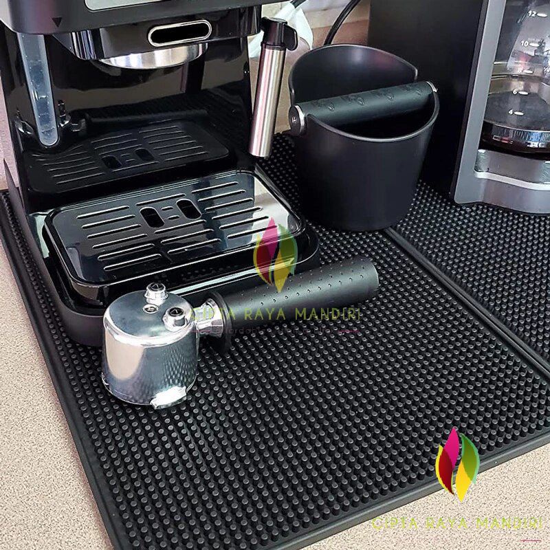 Bar Mat Bartender Rubber Bar Spill Mat Tatakan Gelas Alas Meja Bar Dapur Cafe / Bartender Tools