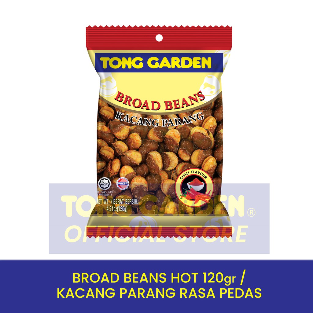 

Tong Garden Chilli Broad Bean 120g - Kacang Koro Pedas 120g