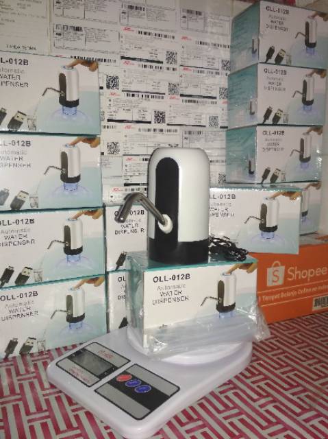 Makassar V100 pompa air galon elektrik otomatis bisa di cas ulang USB Automatic water dispenser