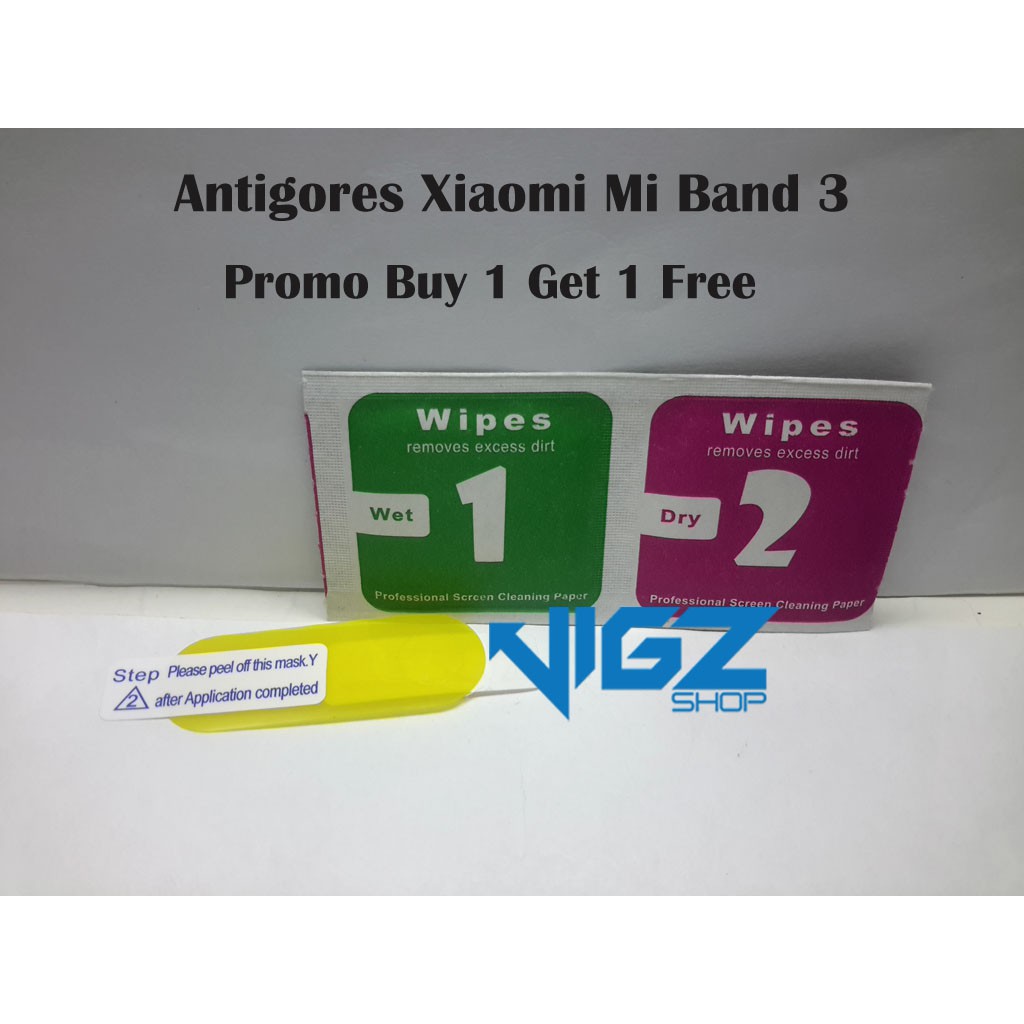 Antigores Mi Band 3 High Quality Buy 1 Get 1 Free