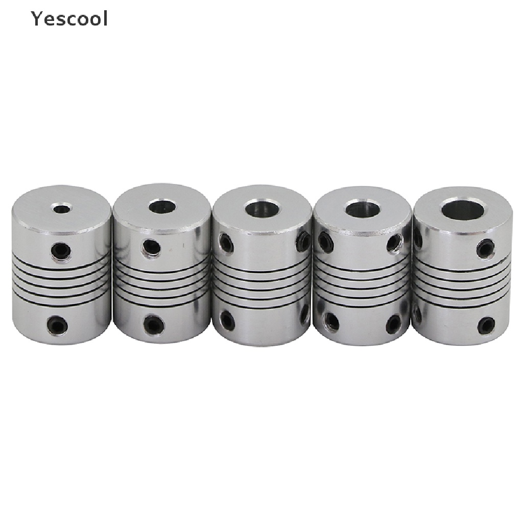 Yescool 1Pc Konektor coupler shaft flexible Untuk motor CNC