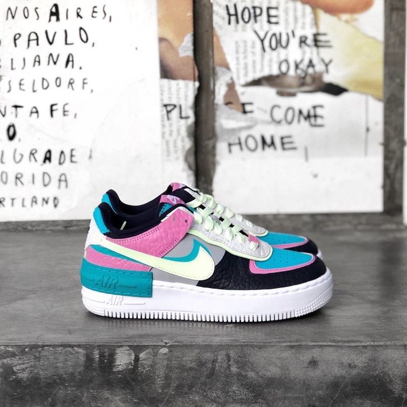 Nike Air Force 1 Shadow Barely Volt Original