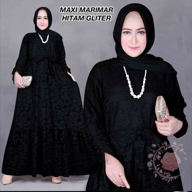 Baju Gamis Wanita Jumbo Terbaru 2022 LD 120 130 140 - Gamis Big Size Premium Original Gamis Hajatan 
