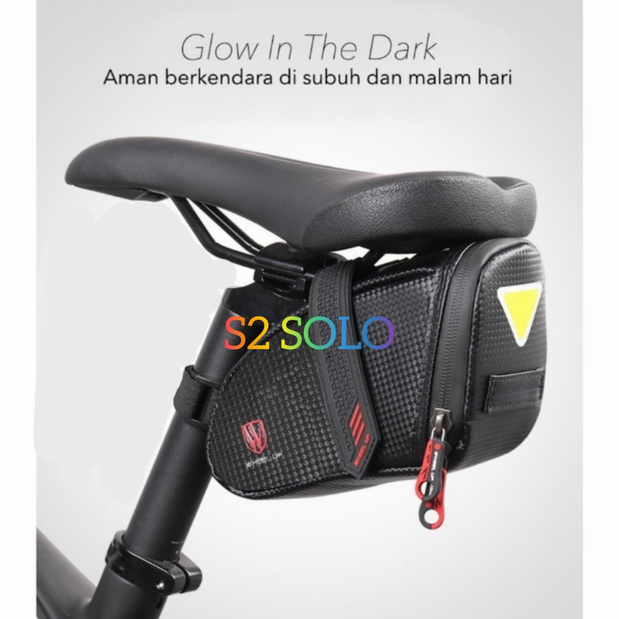 Tas sadel sepeda wheel up c15 bicycle waterproof bag - tas sepeda RB MTB sepeda Lipat