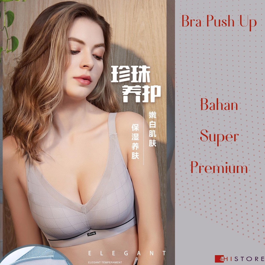 [HI] Bra Push Up Cup 3/4B Pakaian Dalam Wanita BH Sexy Bahan Super Premium 822