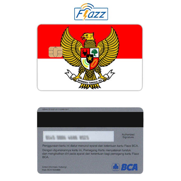 Garuda Indonesia Kartu E-Money E-Toll Flazz BCA Gen 2 NFC Custom Card
