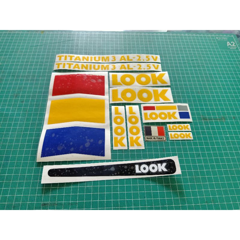 stiker sepeda LOOK
