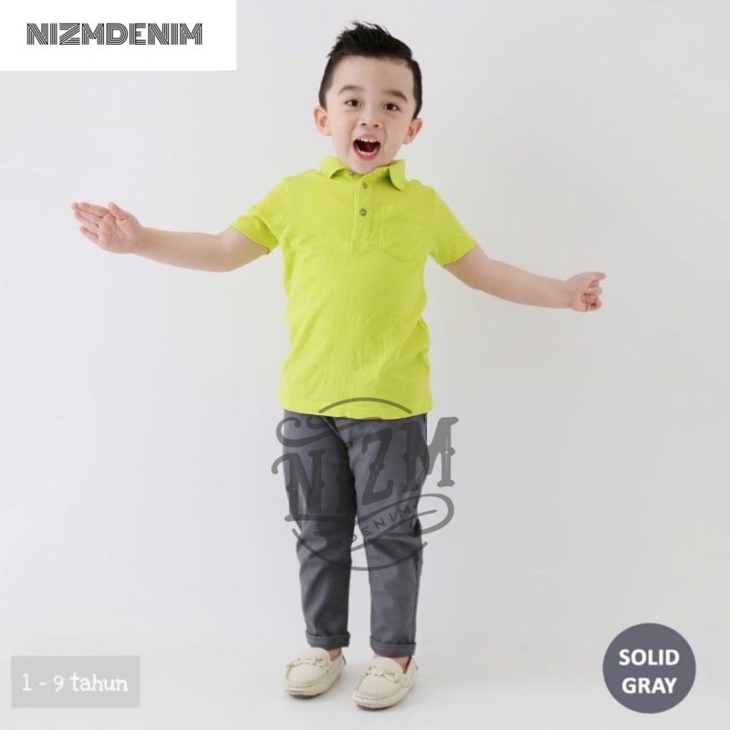 NIZMDENIM CELANA CHINO ANAK PANJANG ORIGINAL USIA 1-13 TAHUN CEWEK COWOK UNISEX