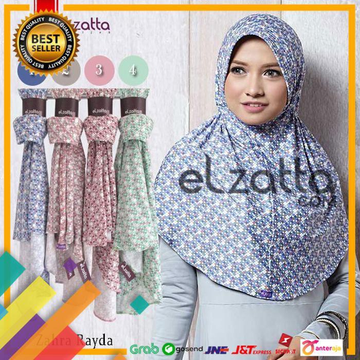 NEW.. KERUDUNG JILBAB INSTAN BERGO ZAHRA RAYDA ELZATTA ..TERLARIS