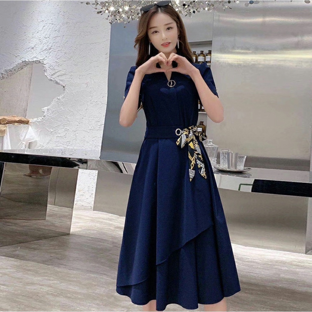 FWG - DRESS MOMITA / DRESS / BAJU DRESS WANITA KOREA / DRES KONDANGAN / DRESS WANITA / LONGDRESS