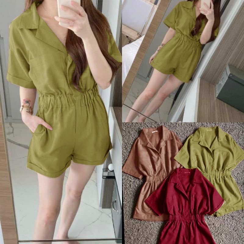 JC/ZR- Jump kiara / Jumpsuit Wanita Murah / Jumpsuit Wanita Bangkok Korea