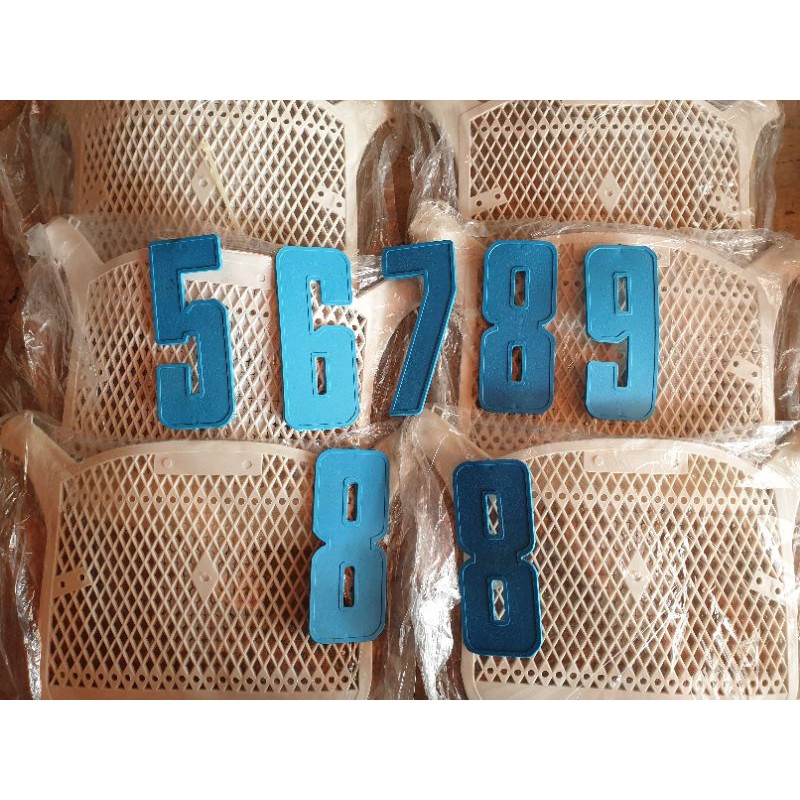 No start BMX jadul Nos Nomer papan BMX stang setir