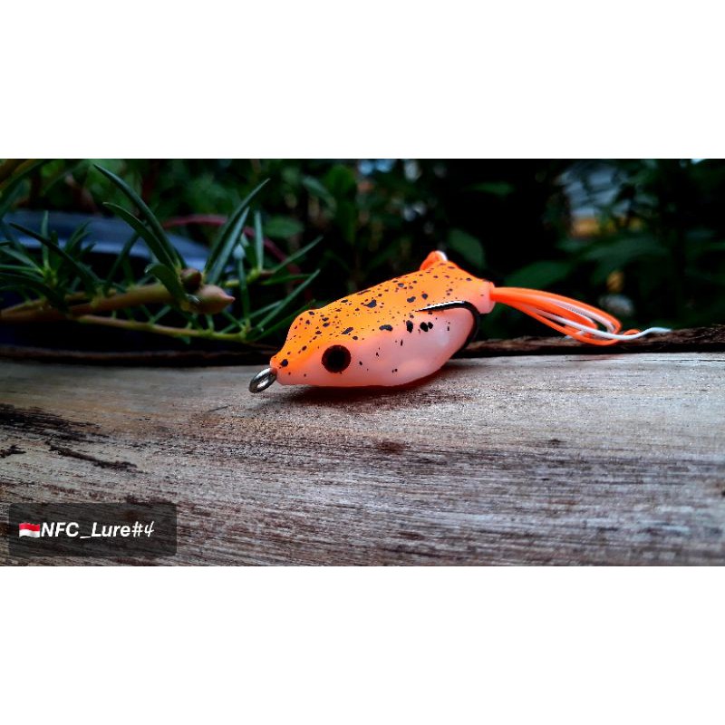 Soft frog killer 4cm/5,5gr. Umpan casting gabus/toman bentuk katak