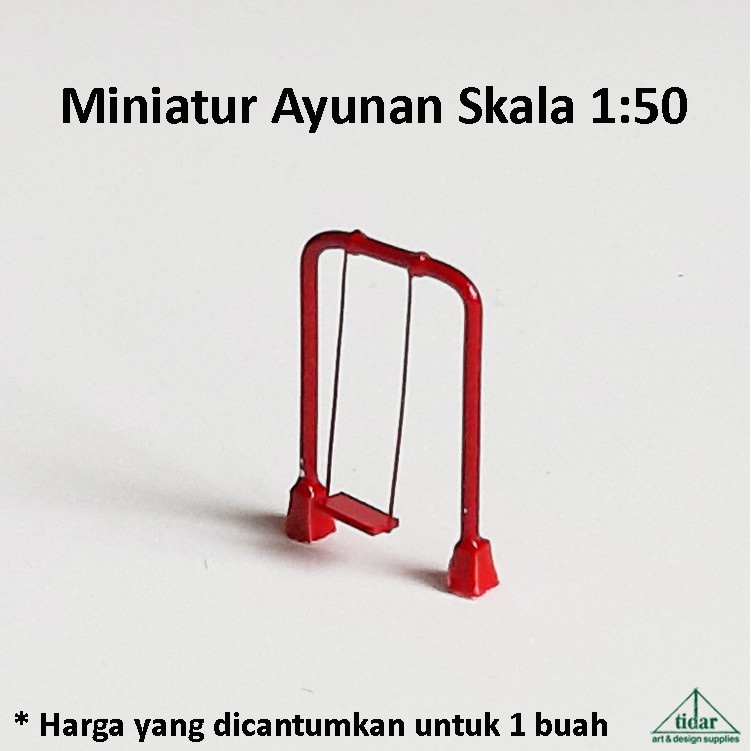 

[MR] Miniatur Maket Ayunan / Swing / Playground / Taman Bermain Skala 1:50