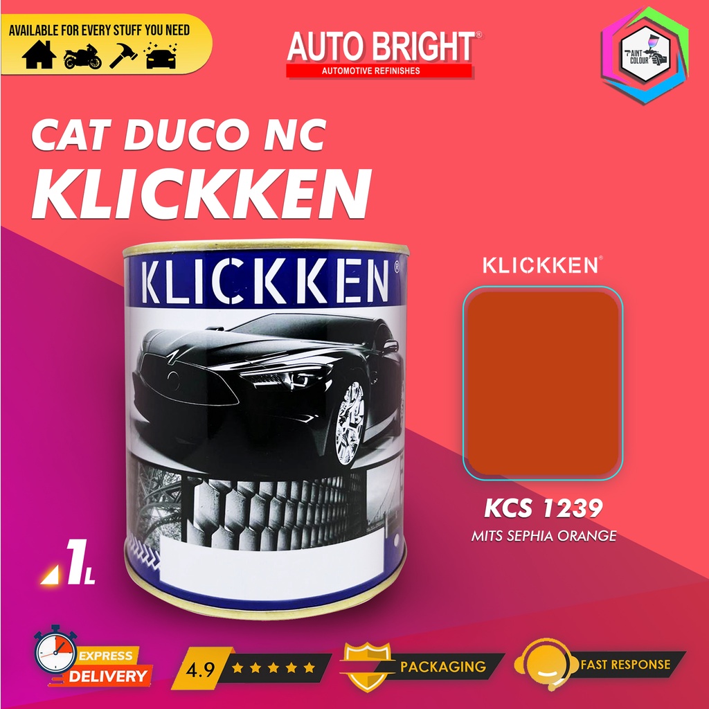 Cat Klickken Automotive Refinishes - Mits Sephia Orange KCS 1239