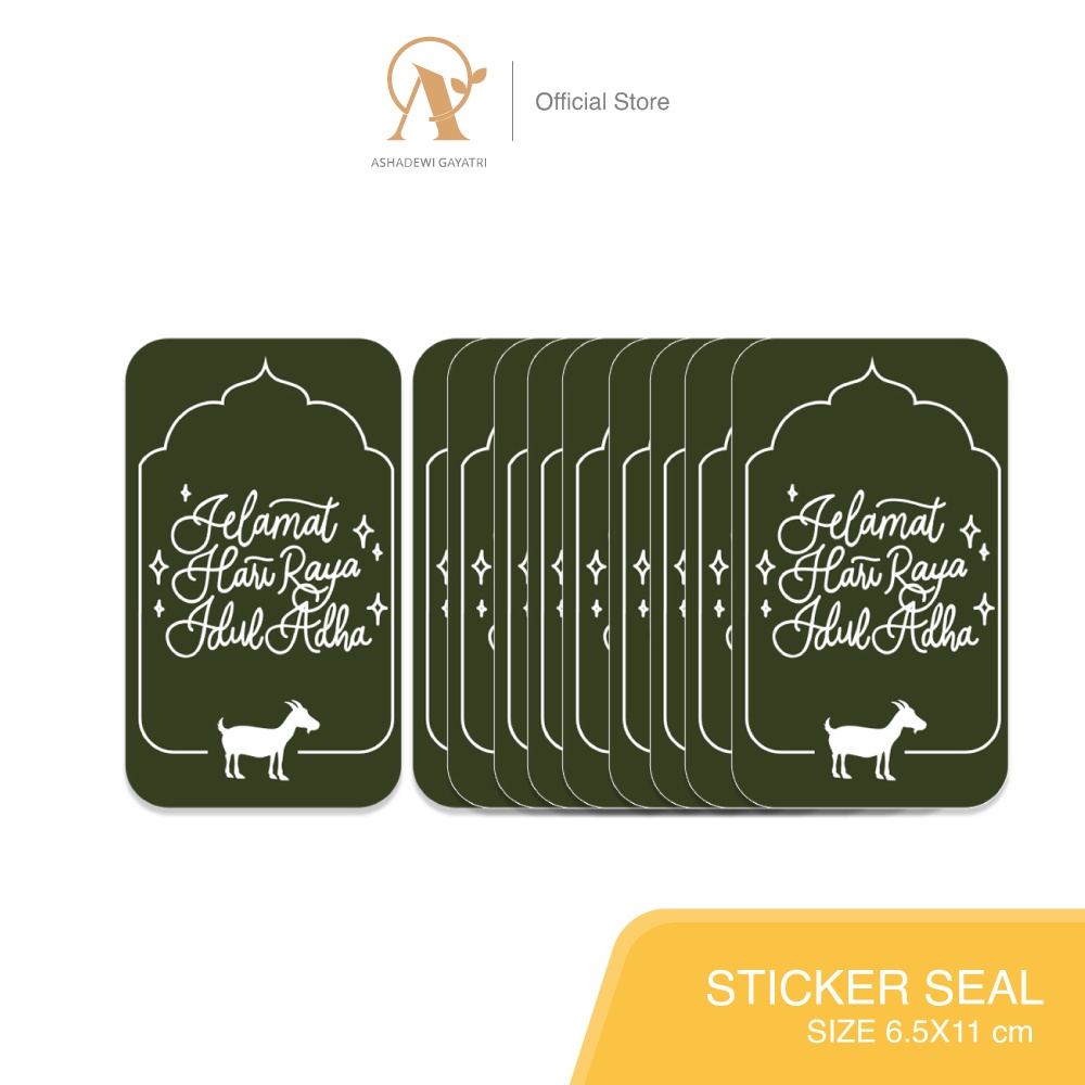 

Ashadewi Gayatri - Stiker Seal Idul Adha 6.5 x 11 cm [Harga 10 pcs]