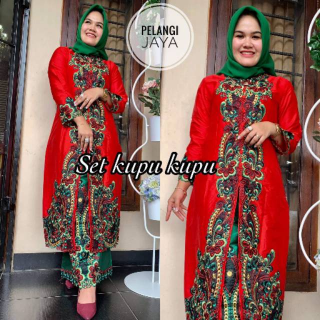 Set kebaya kupu kupu ori by pelangi jaya