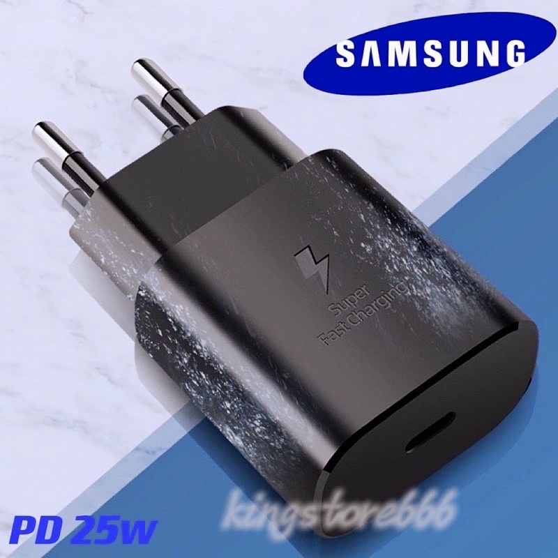 Charger Samsung Original PD 25 Watt PD 45 Watt Super Fast Charging USB type-c TO type-c