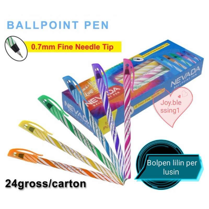 

BOLPEN LILIN tinta hitam PER 6 pcs/bolpoin/pen murah/pulpen/pena