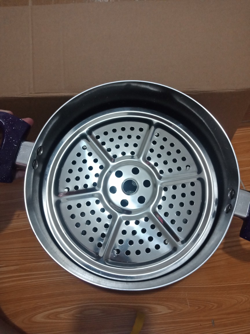 Panci Set Pengukus / Royalta Italian Granite Cookware Pan 7 Pc Paling Bagus