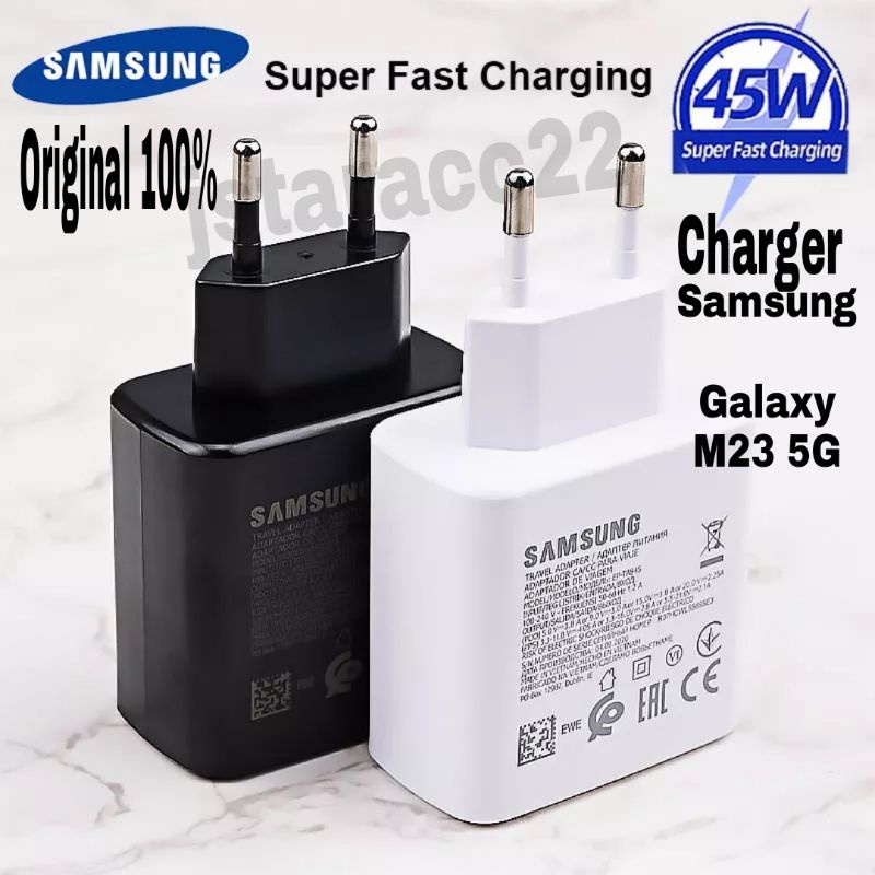 SAMSUNG GALAXY M23 5G  CHARGER ORIGINAL 100% USB TYPE C TO TYPE C CASAN ORI