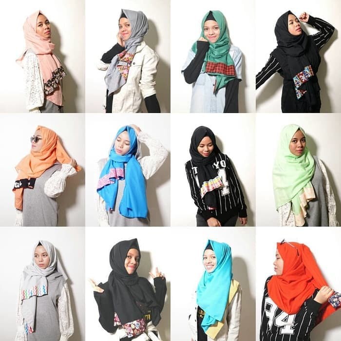 Promo Jilbab Pashmina Sohwa Halilintar Size Big Diskon