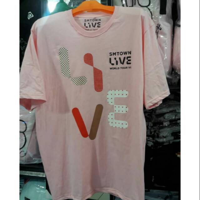Kaos SMTOWN LIVE - SMTOWN MERCH - T SHIRT SMTOWN