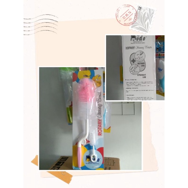 Dodo Rotary Cleaning Brush Sikat Cuci Botol Dot Putar dan Nipple Dot Bayi