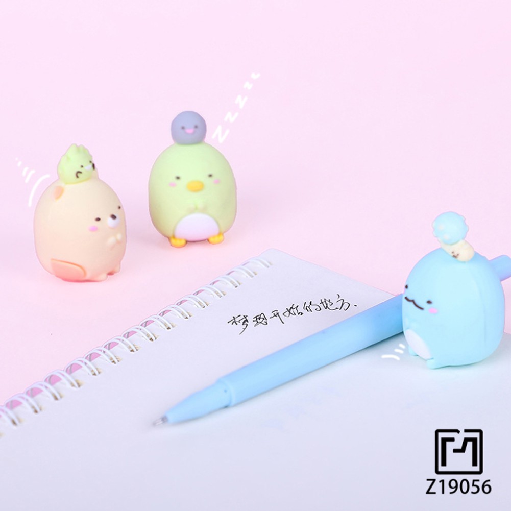 【HOT SALE】 Cute Sumikko Gurashi Gel Pen 0.5mm Creative Scrapbook Pen Stationery Gifts School Office Supply