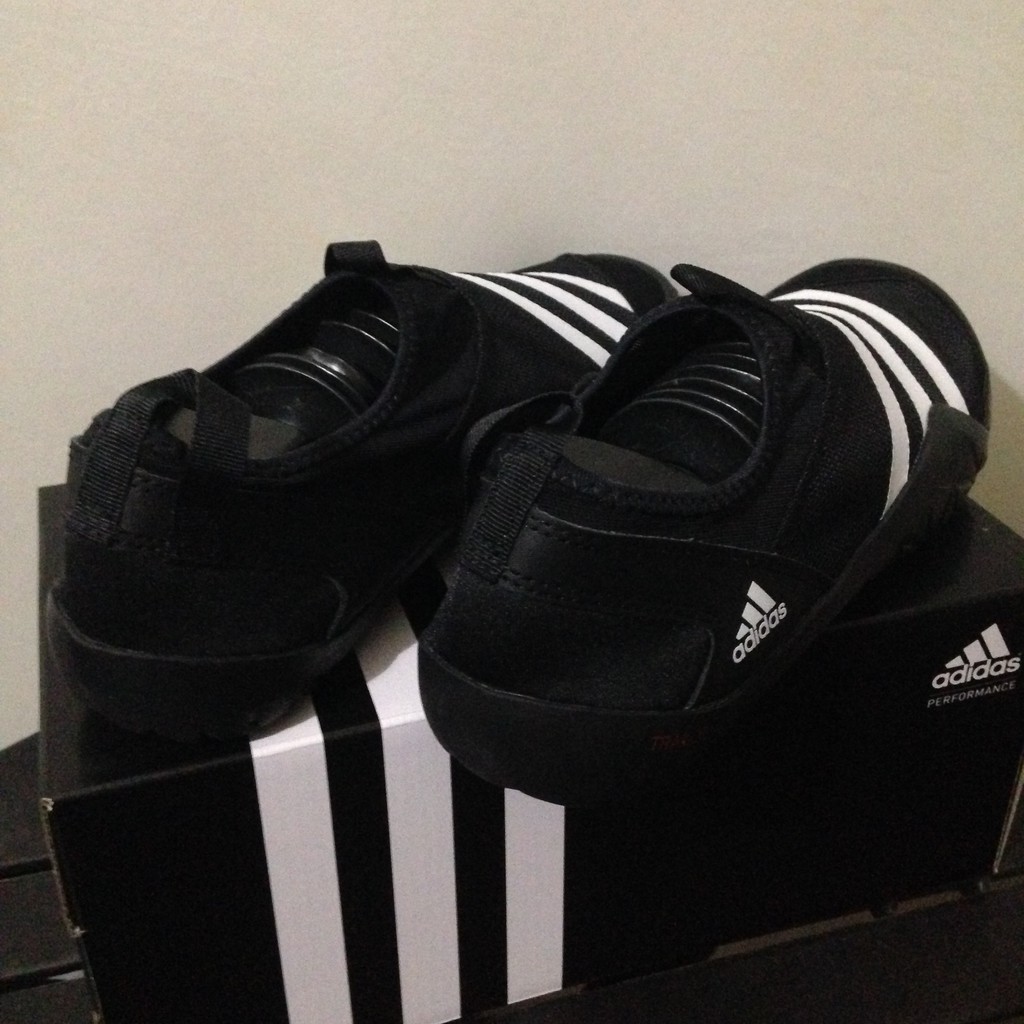 SALE Sepatu Outdoor Adidas Climacool Jawpaw Slip On Black White M29553 Original BNIB