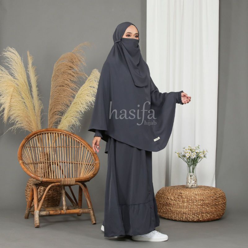 Hasifa Hijab | Yumna Gamis Set Syar'i
