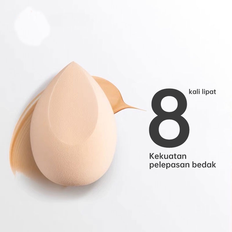 Make Up Sponge Puff spons tetesan air Rias kecantikan telur Basah dan kering