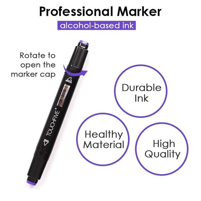 

Spidol Dual Side Fine Art Marker ISI 30 WARNA - Multi-Color