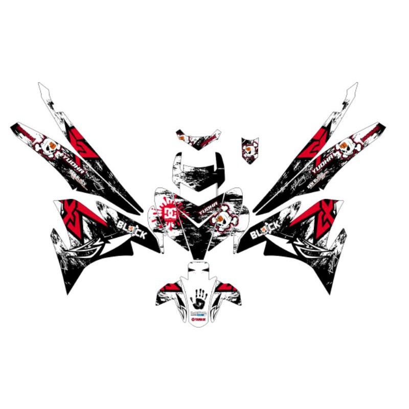 Dekal sticker decal motor  MX KING